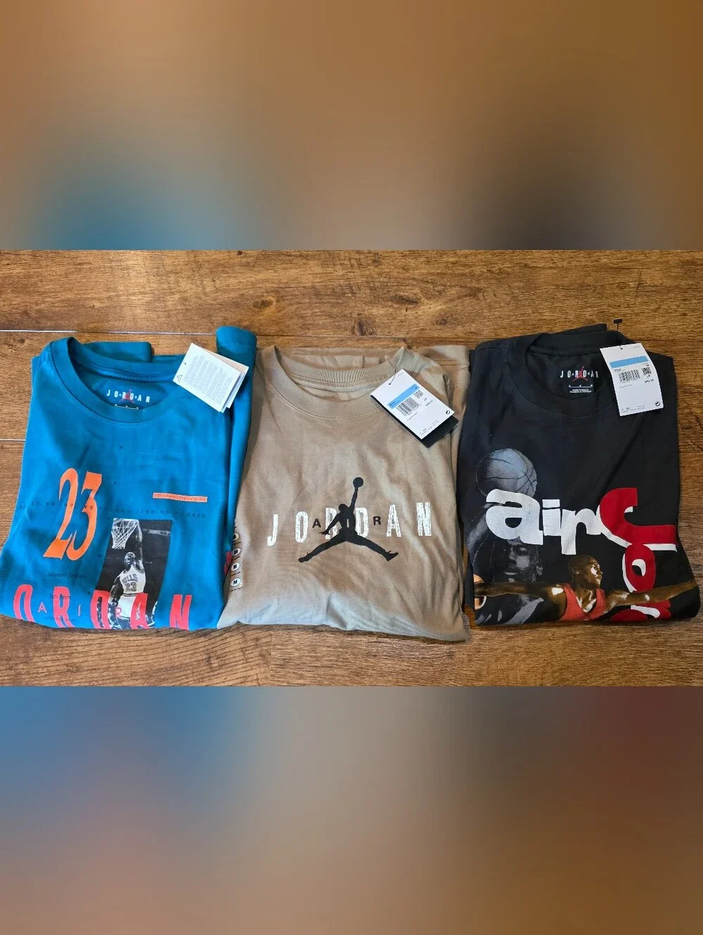 3 Piece Bundle Jordan T Shirts Mens MED.